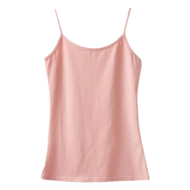 2025 Summer O'Dell Cotton Camisole White Slim Fit