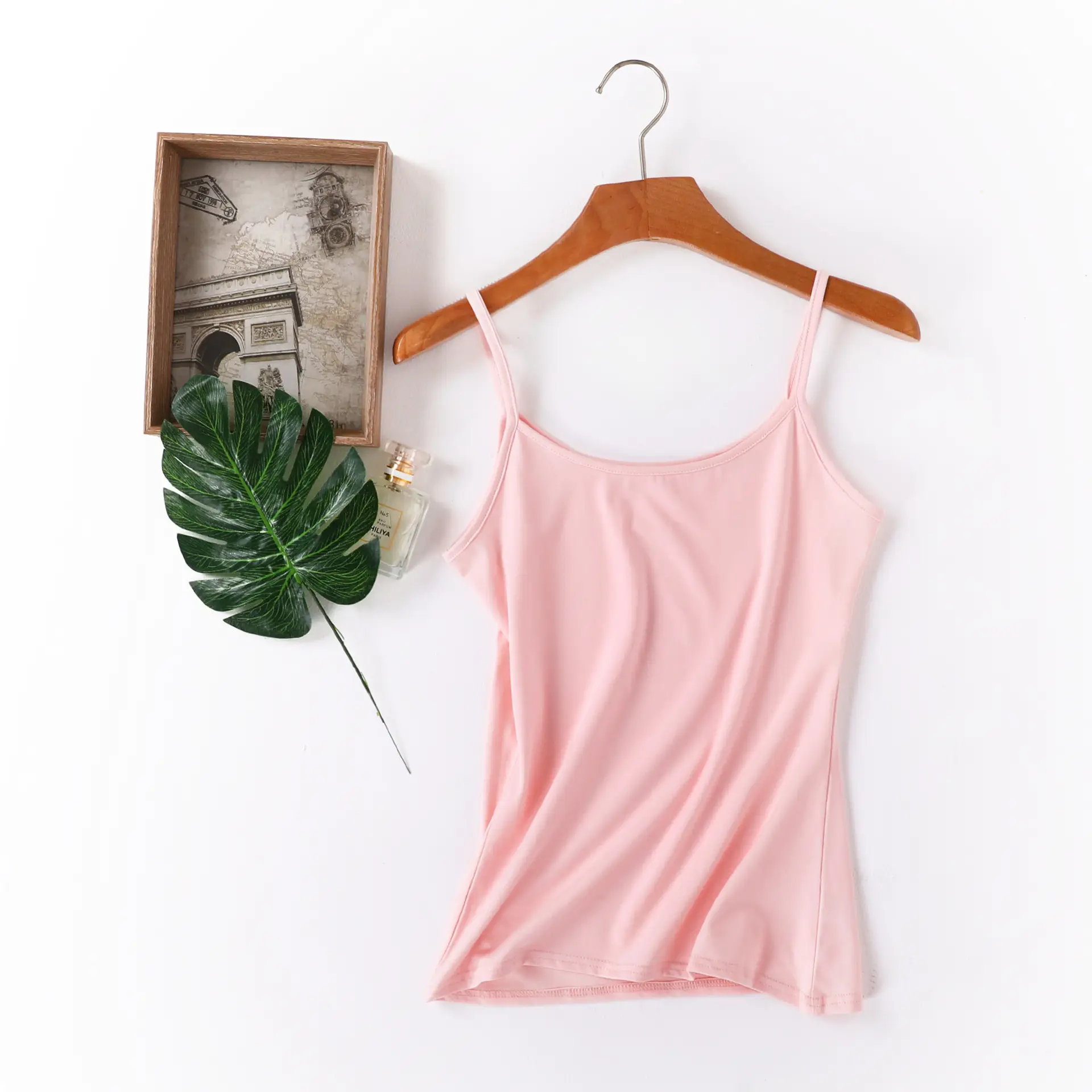 2025 Summer O'Dell Cotton Camisole White Slim Fit - Image 2