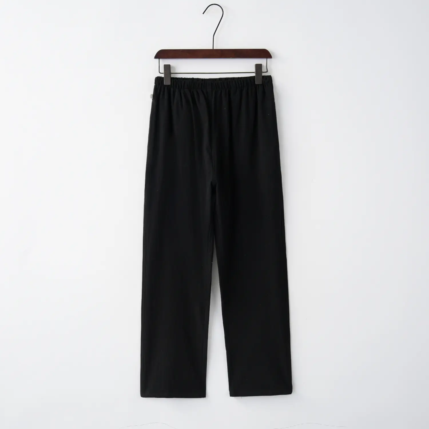 Men's Grey Cotton Loose Pants Casual Taiji Pants - Image 2