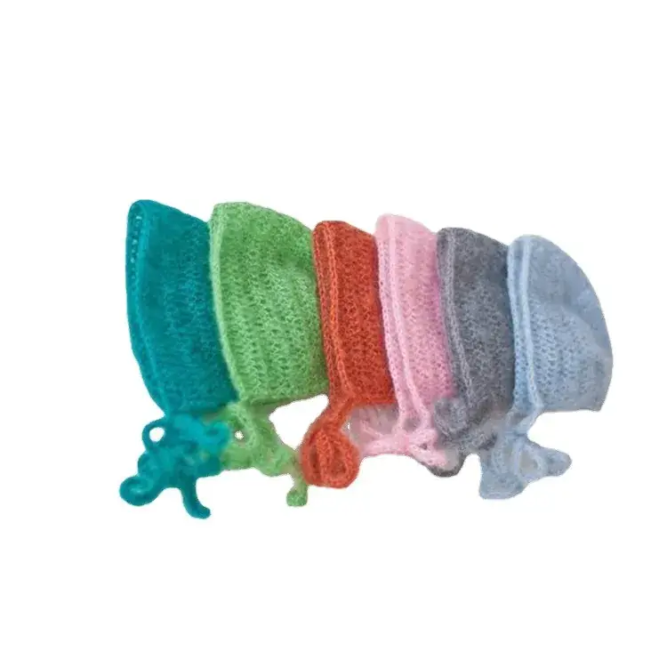Blue Mohair Crocheted Hat for Girls 13 - Image 28