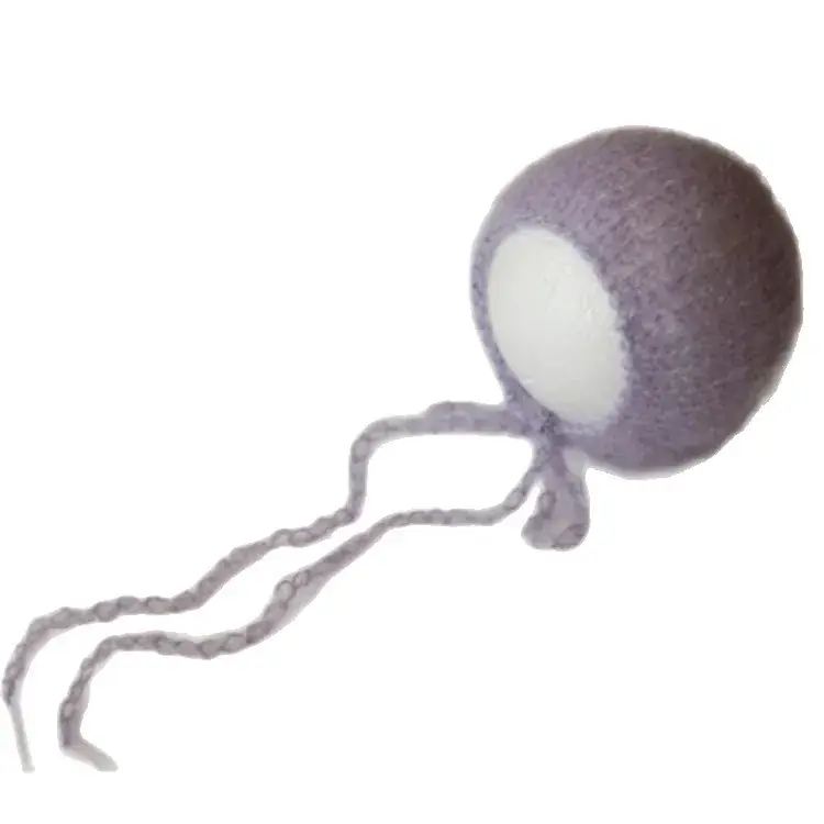 High-End Green Mohair Props Hat for Baby Studio Photography