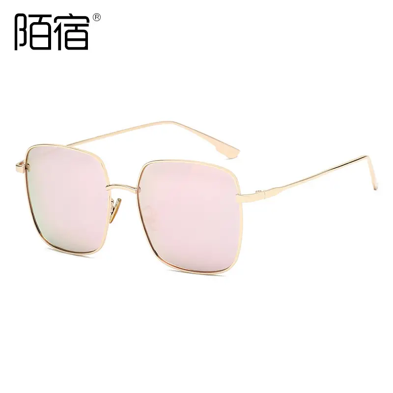 Polarized Square Sunglasses for Women Gold Frame