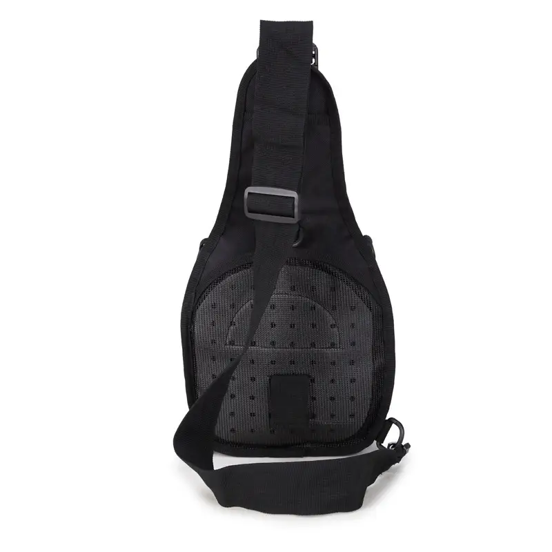 New Men's Black Crossbody Shoulder Bag Sports Camping Bag
