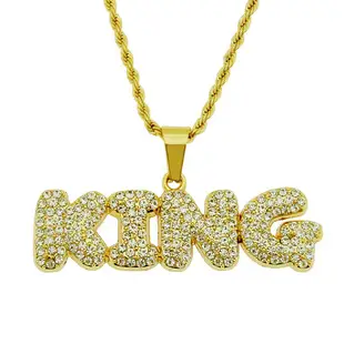 Gold Diamond Personality Round Necklace for Men — feature 10