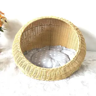 Rattan Vegetable Storage Basket Orange Woven Portable — feature 38