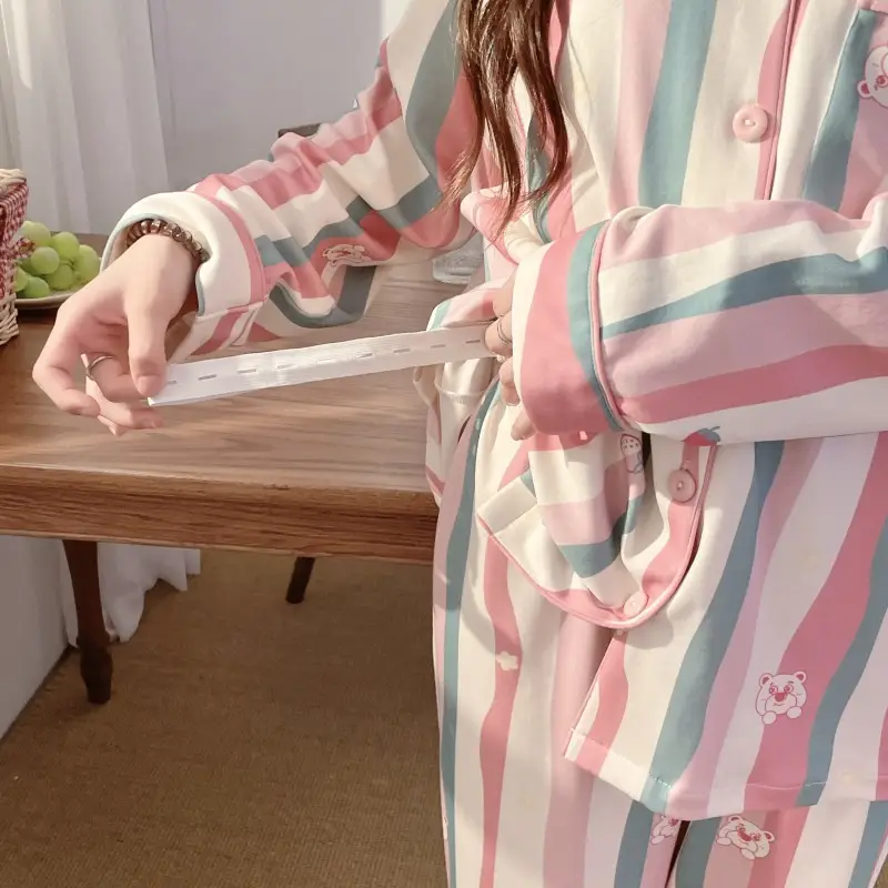 Moon Print Pajamas Set for Women Spring Autumn — feature 39