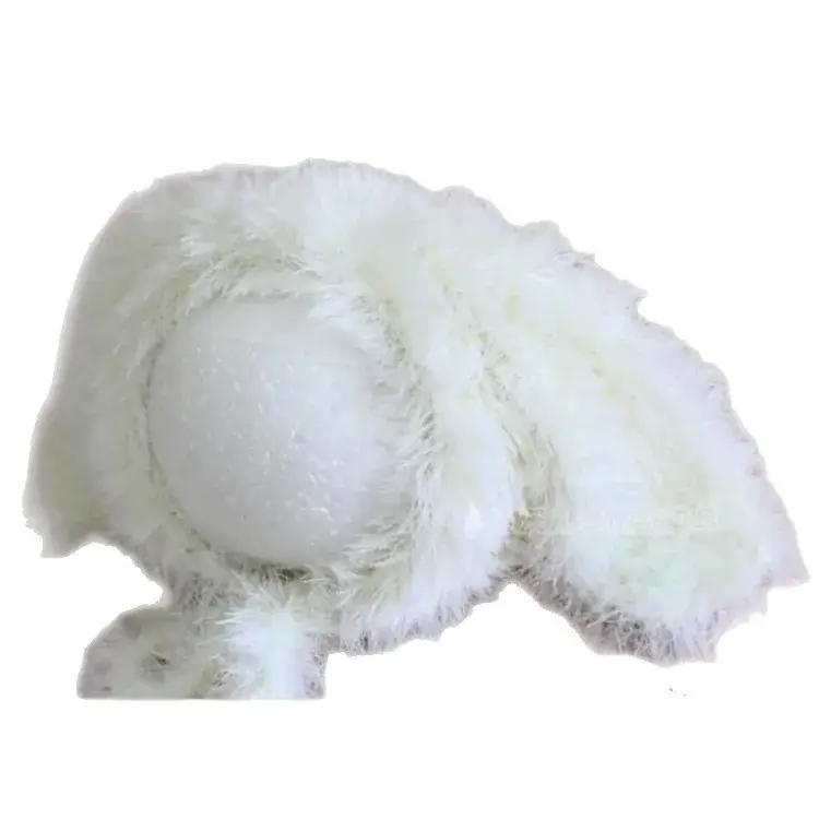 White Faux Fur Hat for Baby Girls & Boys Studio Photo Props