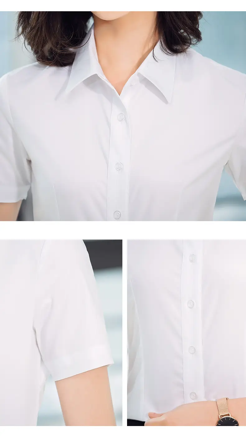 Men Slim Fit White Tie Shirt Business Wear — feature 22