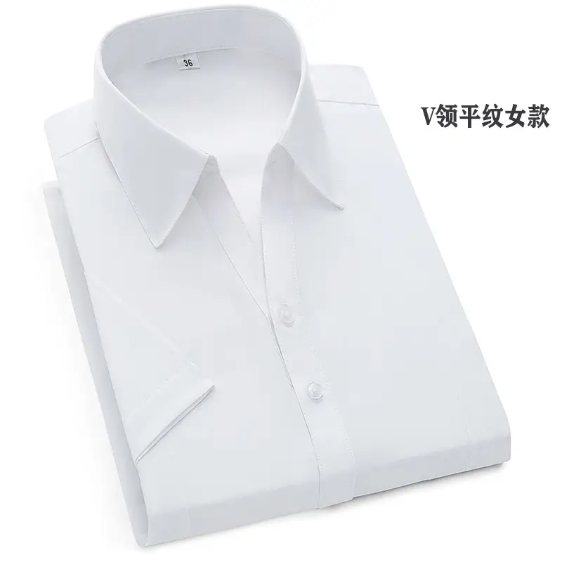 Men Slim Fit White Tie Shirt Business Wear - Image 10
