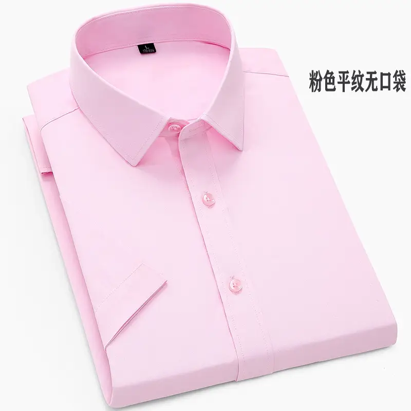 Men Slim Fit White Tie Shirt Business Wear - Image 14