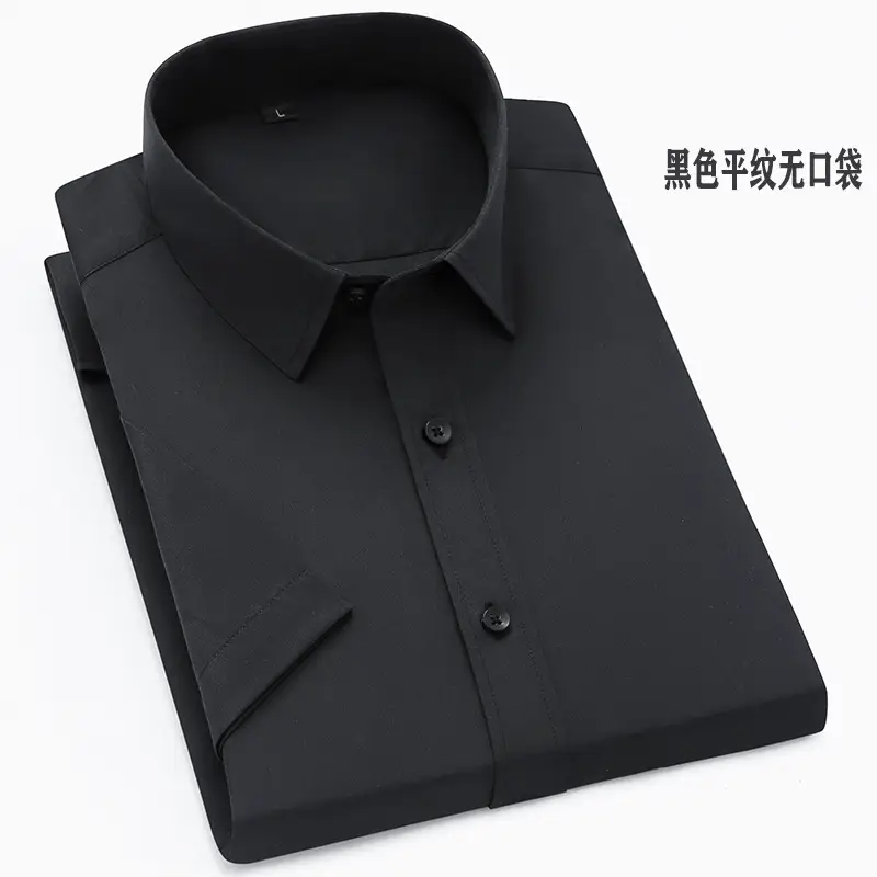Men Slim Fit White Tie Shirt Business Wear - Image 15