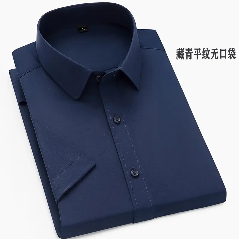 Men Slim Fit White Tie Shirt Business Wear - Image 16