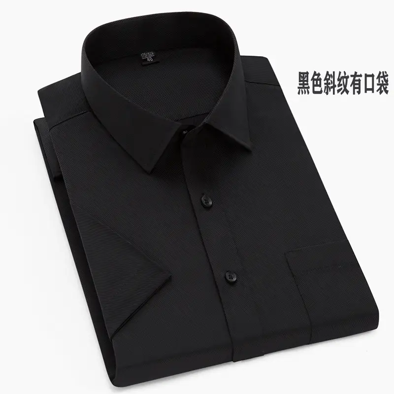 Men Slim Fit White Tie Shirt Business Wear - Image 7