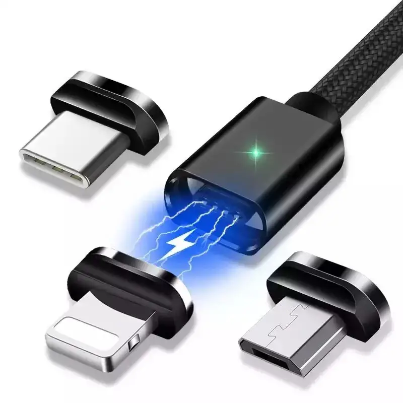 3-in-1 Cross-Bound Magnetic Charging Cable 3A Fast - Image 12
