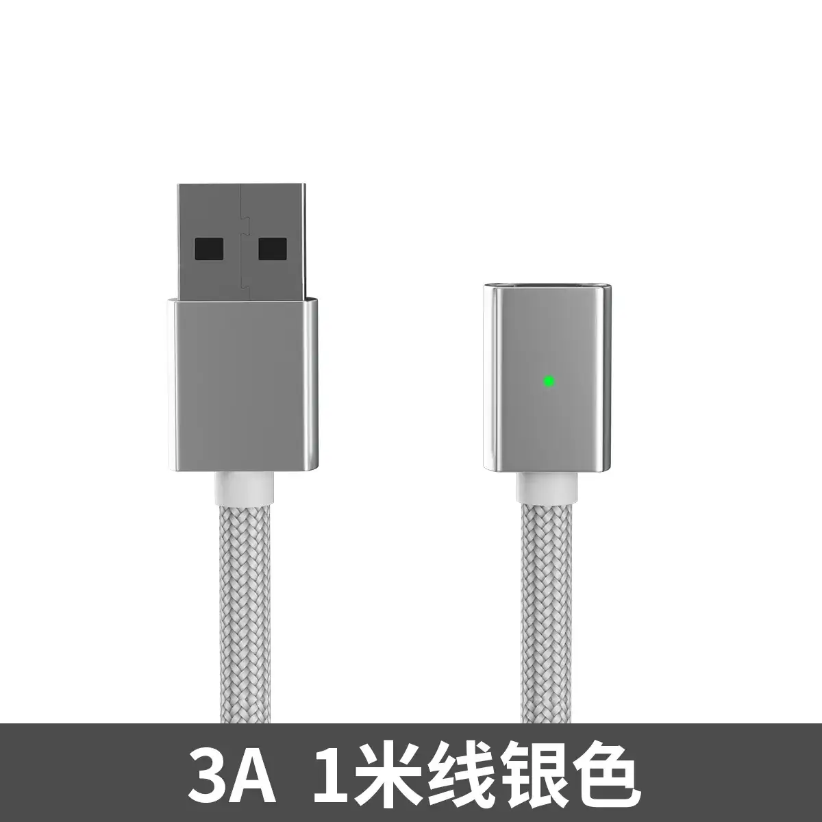 3-in-1 Cross-Bound Magnetic Charging Cable 3A Fast - Image 3