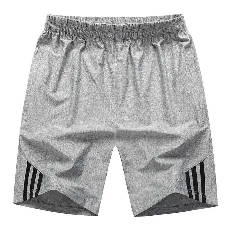 Men's Black Striped Shorts Summer Casual Pants Large - Image 7