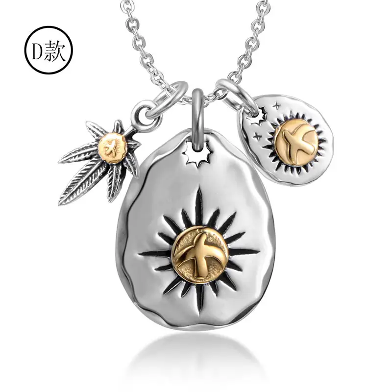Japanese Flying Eagle Pendant Necklace for Men Women Titanium Steel - Image 4