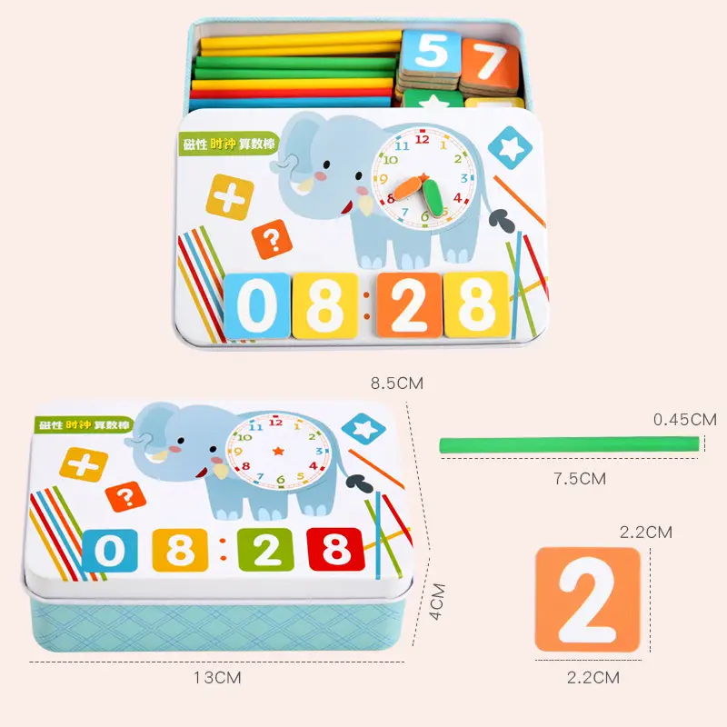 Children's Magnetic Arithmetic Counting Sticks Set