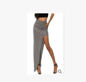 Side-Sleeve Leg Skirt for Women Maroon Slim Fit