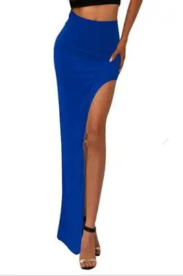 Side-Sleeve Leg Skirt for Women Maroon Slim Fit