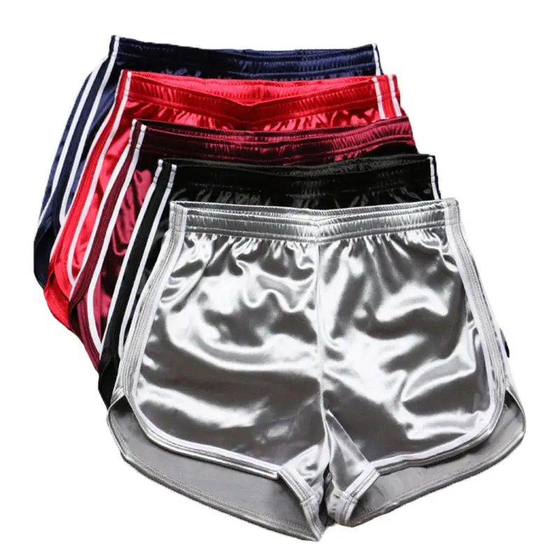 Women's Black Elastic High Waist Sports Shorts 2024 - Image 8