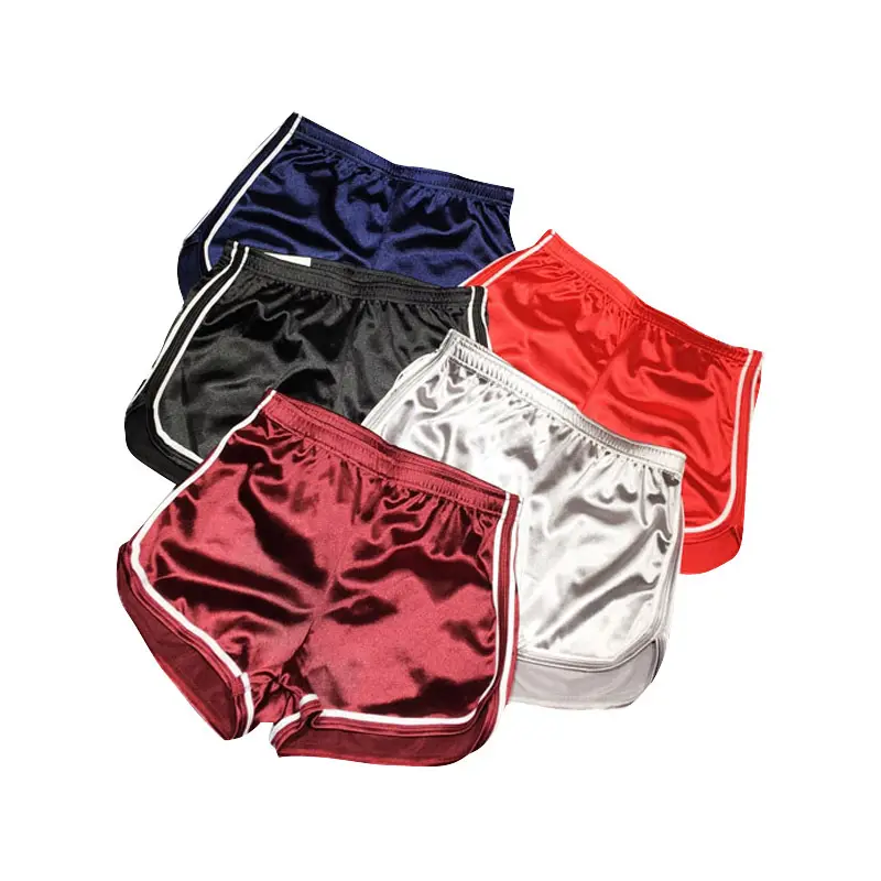 Women's Black Elastic High Waist Sports Shorts 2024 - Image 9
