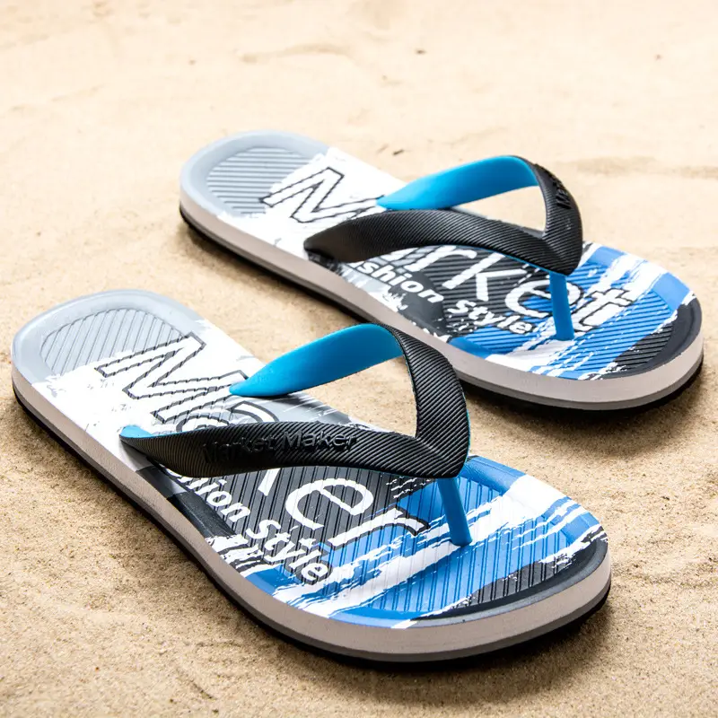 Men's EVA Flip Flops Summer Non-Slip Beach Slippers