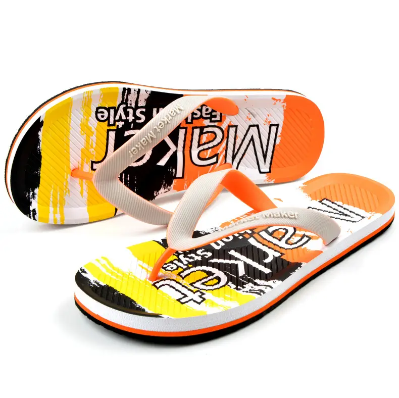 Men's EVA Flip Flops Summer Non-Slip Beach Slippers