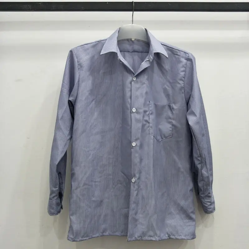 Factory Spring Men's Grey Long Sleeve Shirt Set