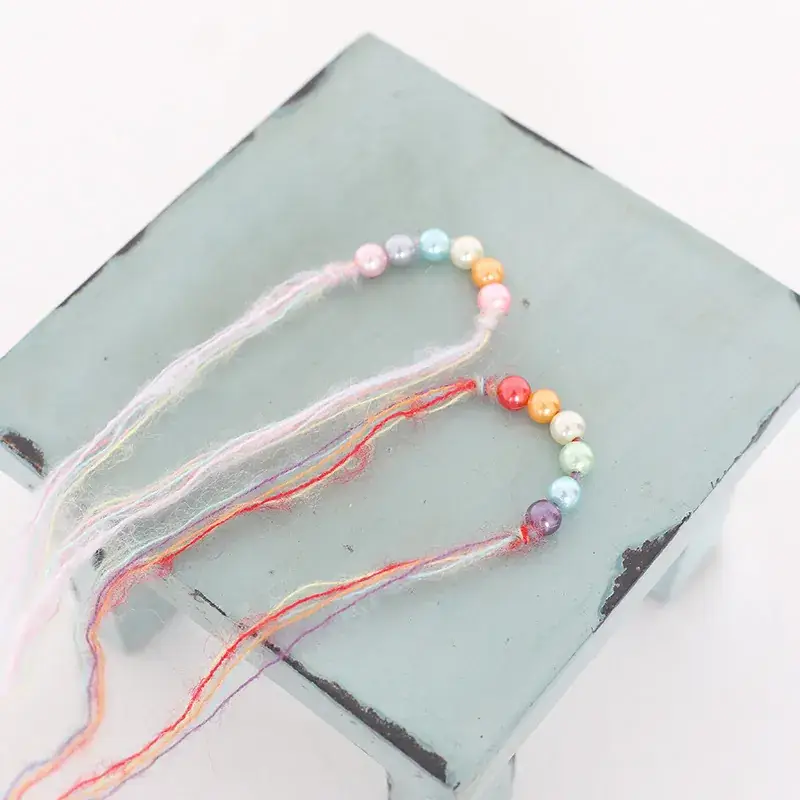 Handmade Rainbow Hair Bow for Newborns