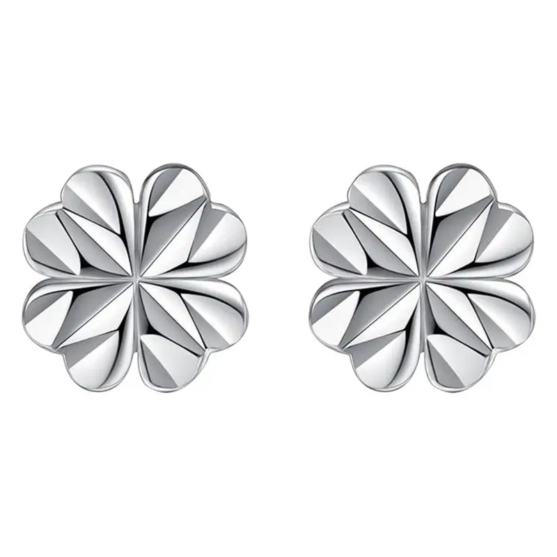 Silver Flower Earrings for Women Wholesale