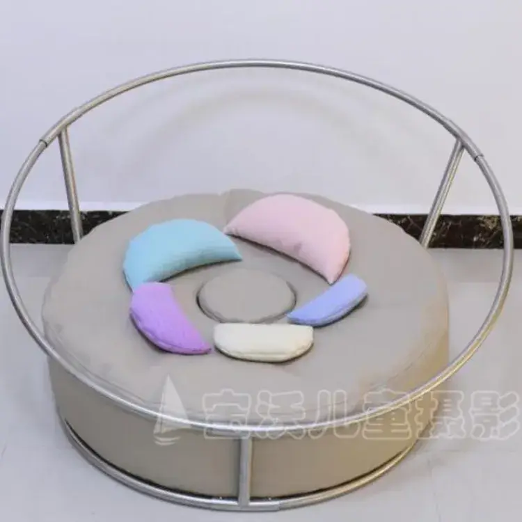 Newborn Baby Photography Props Set of 5 Crescent Pillow Size - Image 4