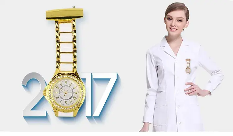 Waterproof Luminous Pocket Watch with Engraved Medical Pin Brooch — feature 14