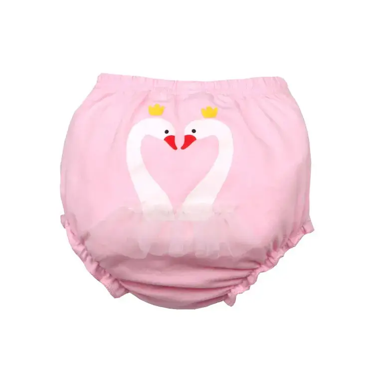 Cute Face Printed Cotton Baby Shorts White 0-3Y - Image 15