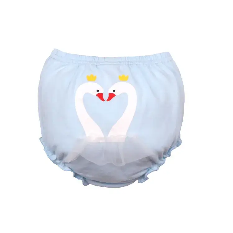 Cute Face Printed Cotton Baby Shorts White 0-3Y - Image 16