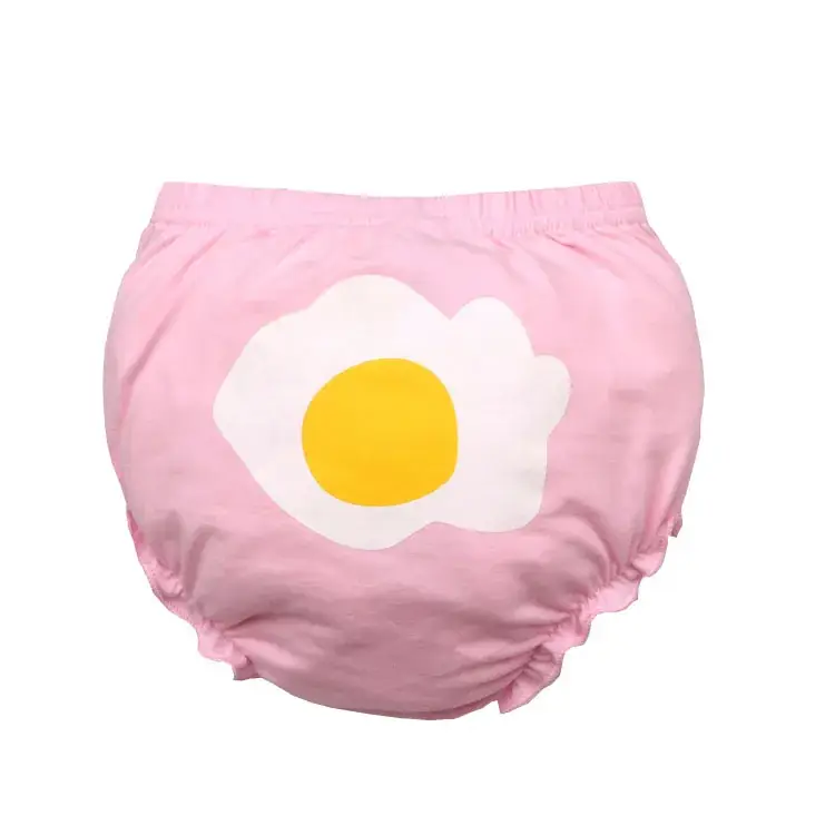 Cute Face Printed Cotton Baby Shorts White 0-3Y - Image 18