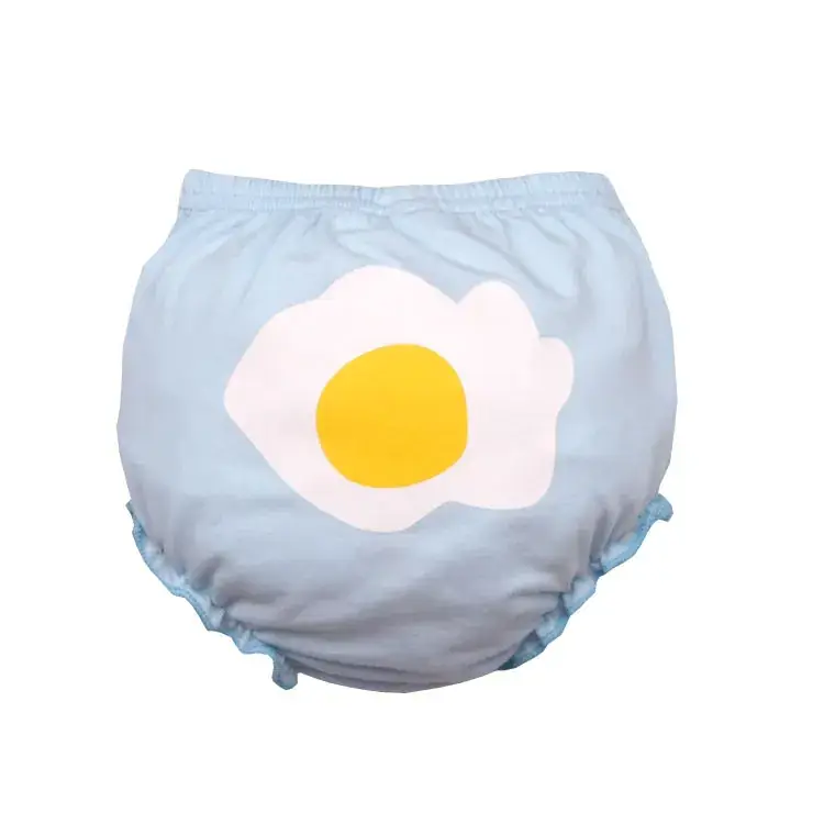 Cute Face Printed Cotton Baby Shorts White 0-3Y - Image 19