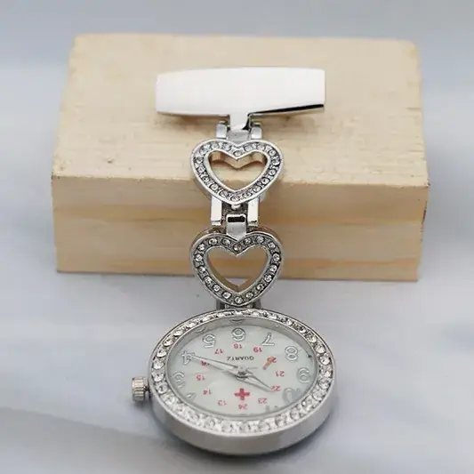 Waterproof Heart Design Pocket Watch with Luminous Dial - Image 5