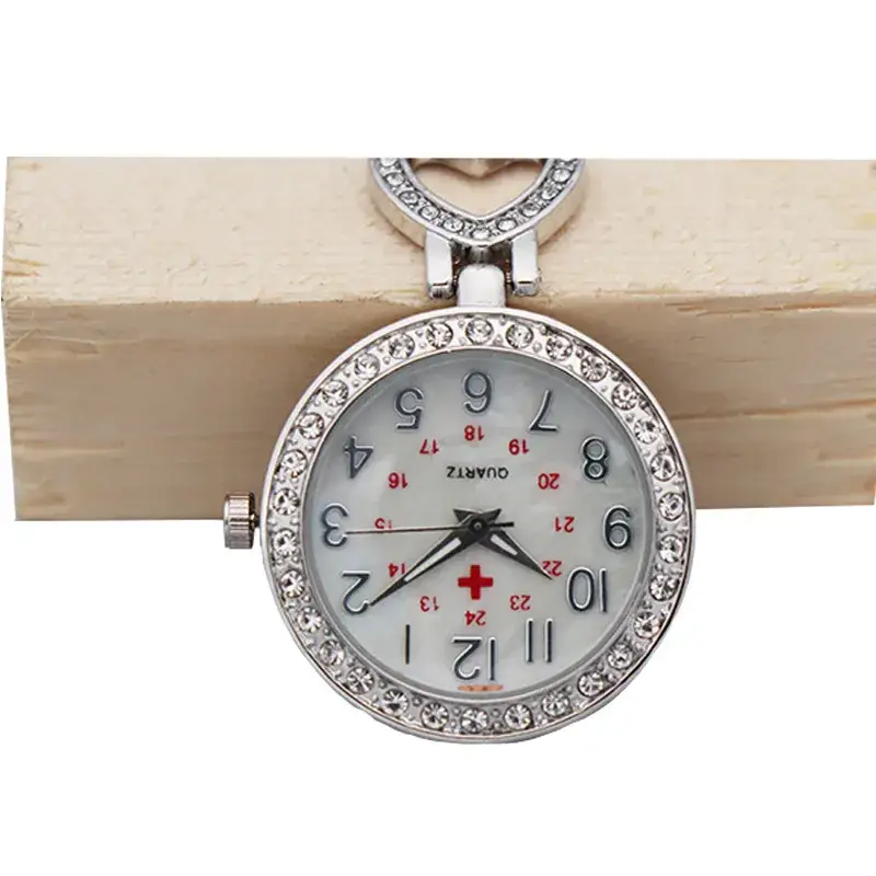 Waterproof Heart Design Pocket Watch with Luminous Dial - Image 8