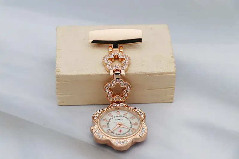 Waterproof Heart Design Pocket Watch with Luminous Dial - Image 2