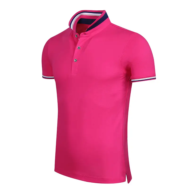 Men Light Blue Polo T-Shirt with Embroidered Logo - Image 13