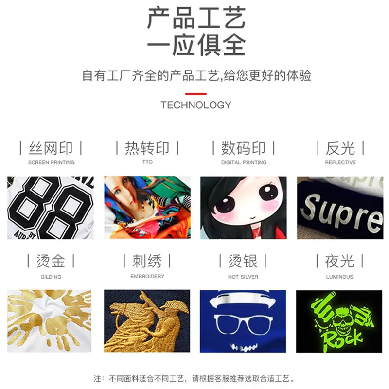 New Pure Cotton T-Shirt Customized Class Logo Printing - Image 14