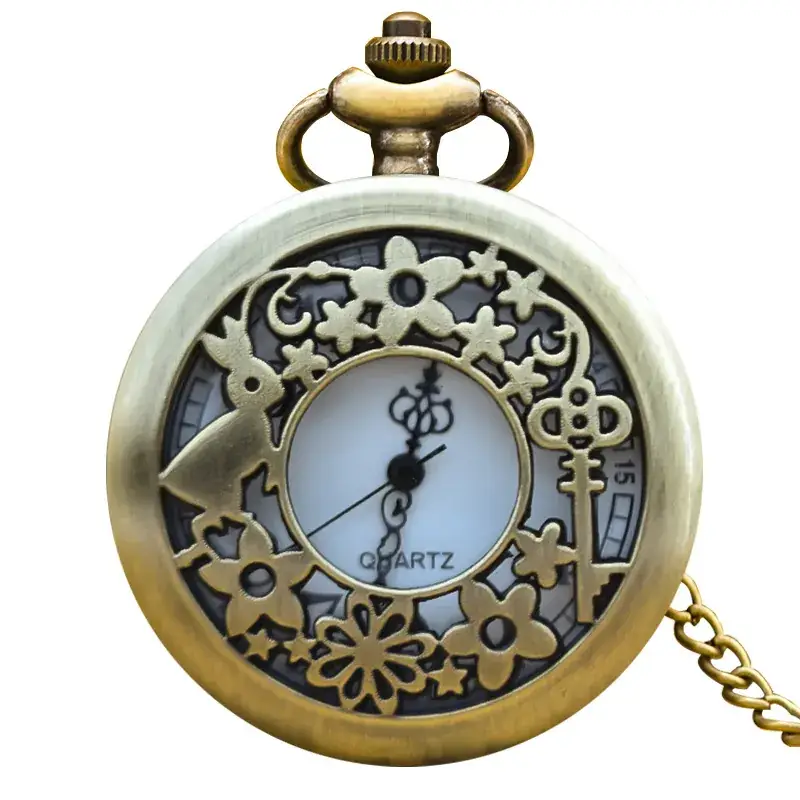 Alice in Wonderland Retro Pocket Watch Anime Design - Image 5