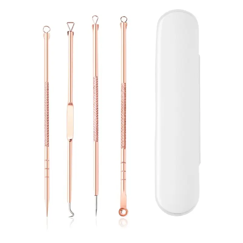 Gutou Stainless Steel Acne Needle 4-Piece Set