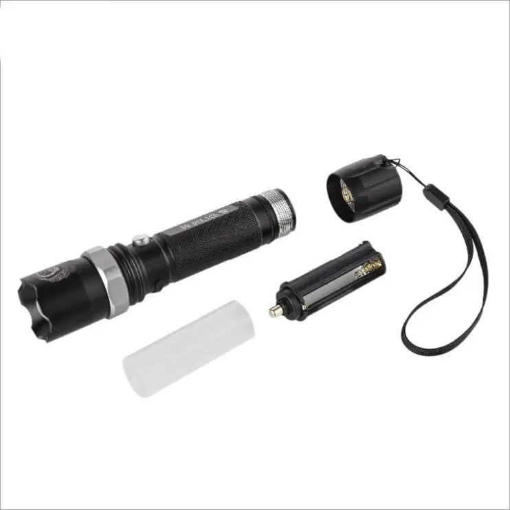 Rechargeable Aluminum Flashlight Multi-Function Outdoor Long-Range - Image 4