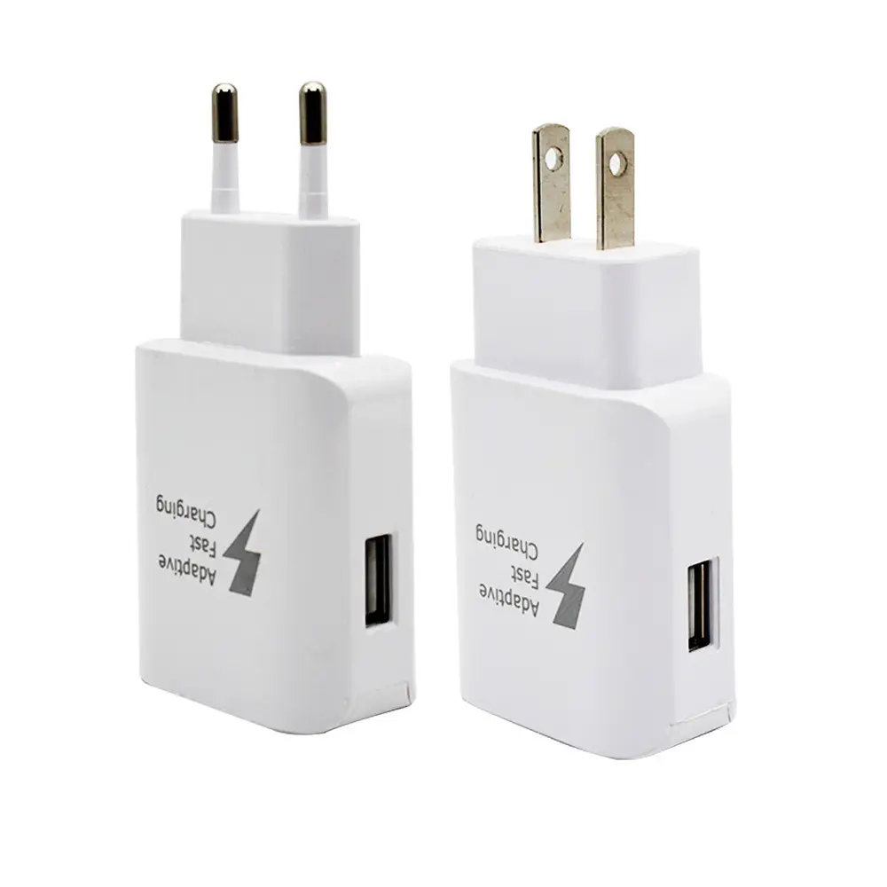 Single USB Phone Charger European & US Gauge 2.0 QC