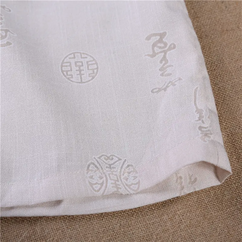 Men Ruyi Cut Teahouse Suit Light Grey Summer Autumn — feature 19