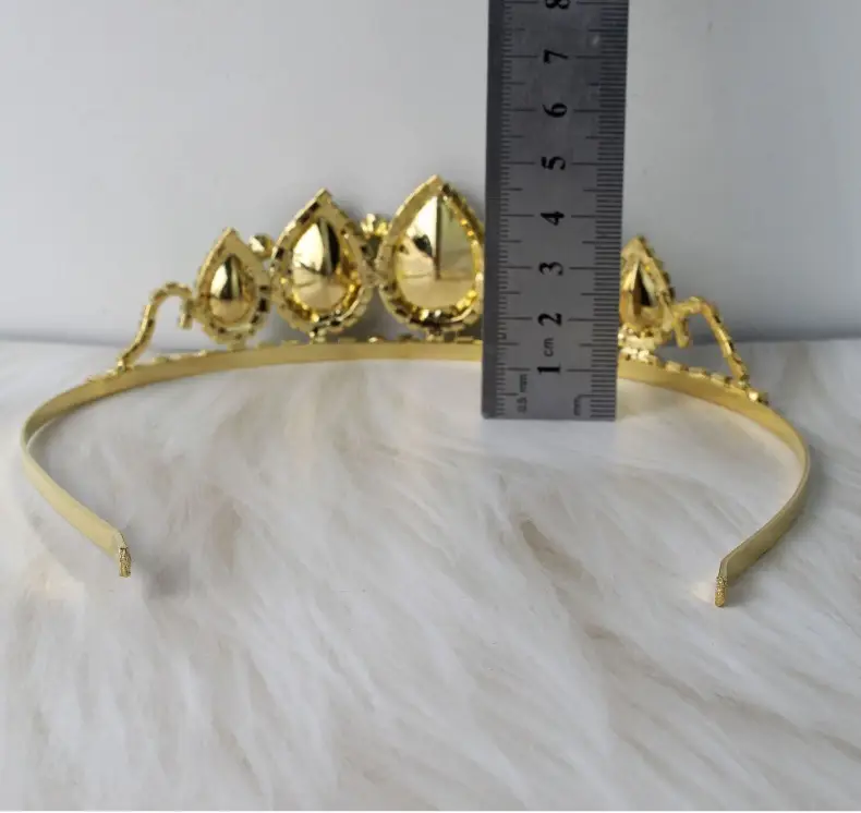 Purple Pearl Diamond Hair Crown for Women — feature 12