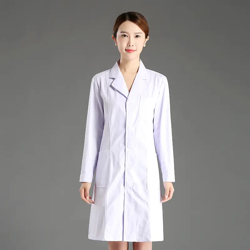 Nightingale Men's White Medical Coat Winter Summer Doctor's Overalls - Image 9