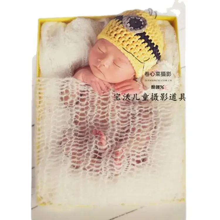 Baby Hat Handwoven Cotton Newborn Props